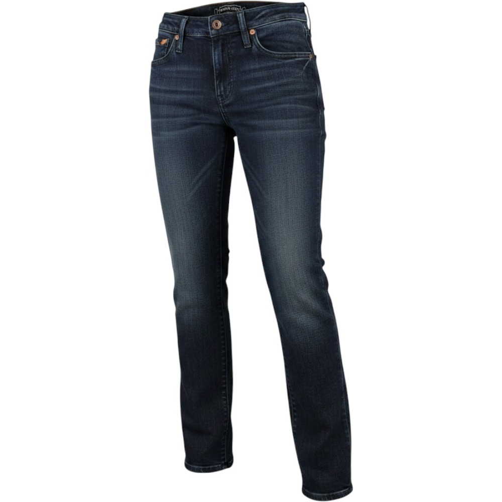 Robin's Jean Women's 28 Dark Wash Studded Wing Back Pocket Straight Leg Jeans